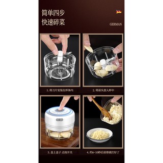 Máy Xay Mini Sạc điện,dễ sử dụng,xay hành tỏi,gia vị.
