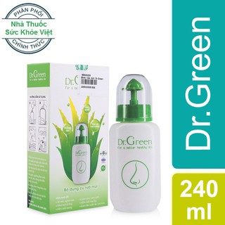 Bình rửa mũi Dr Green và 10 gói muối ✅