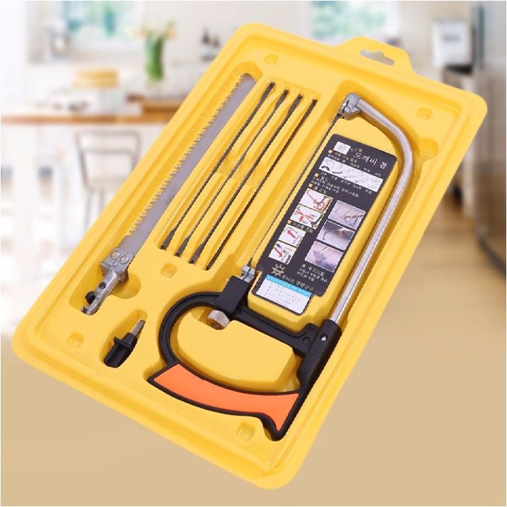 Bộ Cưa Tay Đa Năng Tiện Dụng 6 lưỡi cưa (vàng)