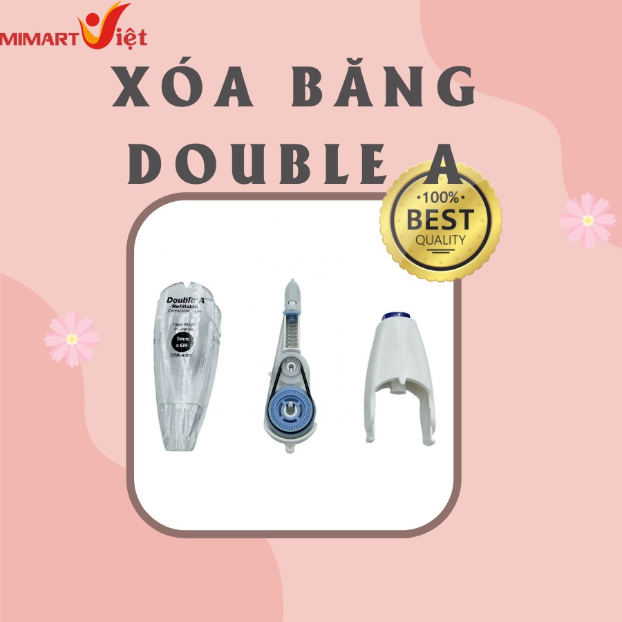 Bút Xóa Băng Double A + Ruột CTR A065BP