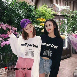 Áo croptop dài tay