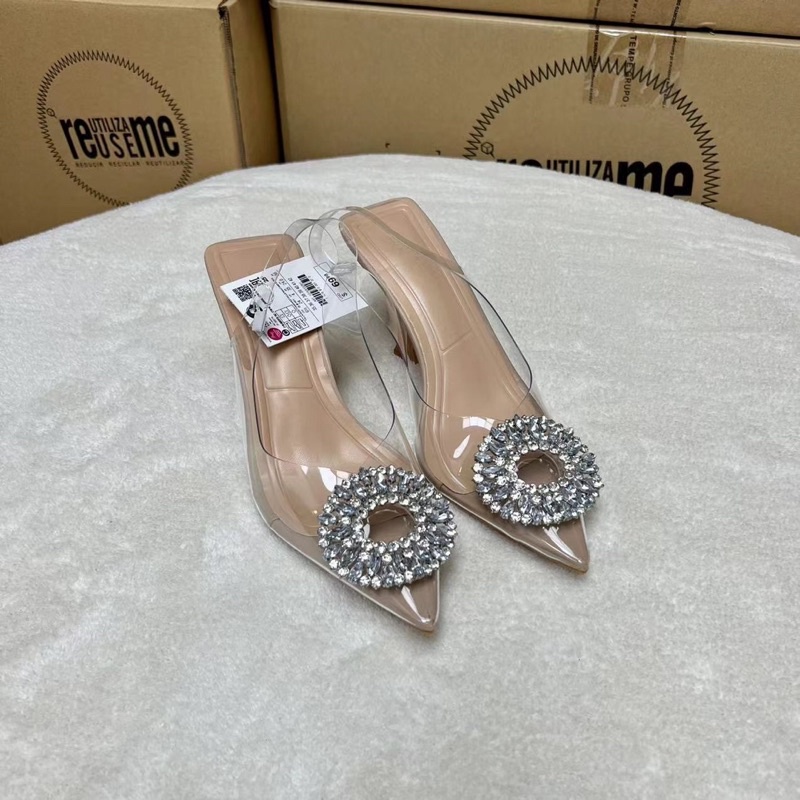 Giày Cao gót đính đá Za