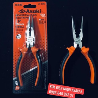 Kìm điện nhọn asaki cỡ 6