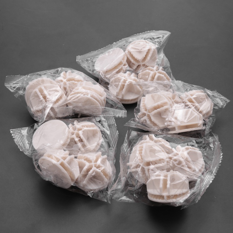 Set 20 Đầu Nối Dây Điện Hình Khối Lập Phương Bằng Abs Màu Trắng