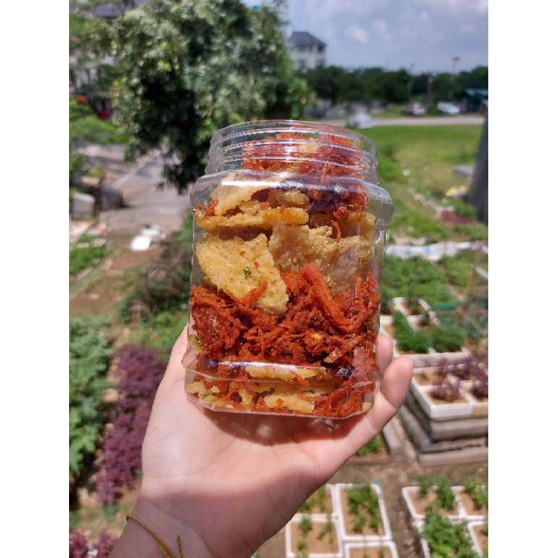 1 hộp cơm cháy lắc khô bò (300g)