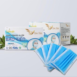 Hộp 50 khẩu trang y tế 4 lớp Karafa Bảo Tiến