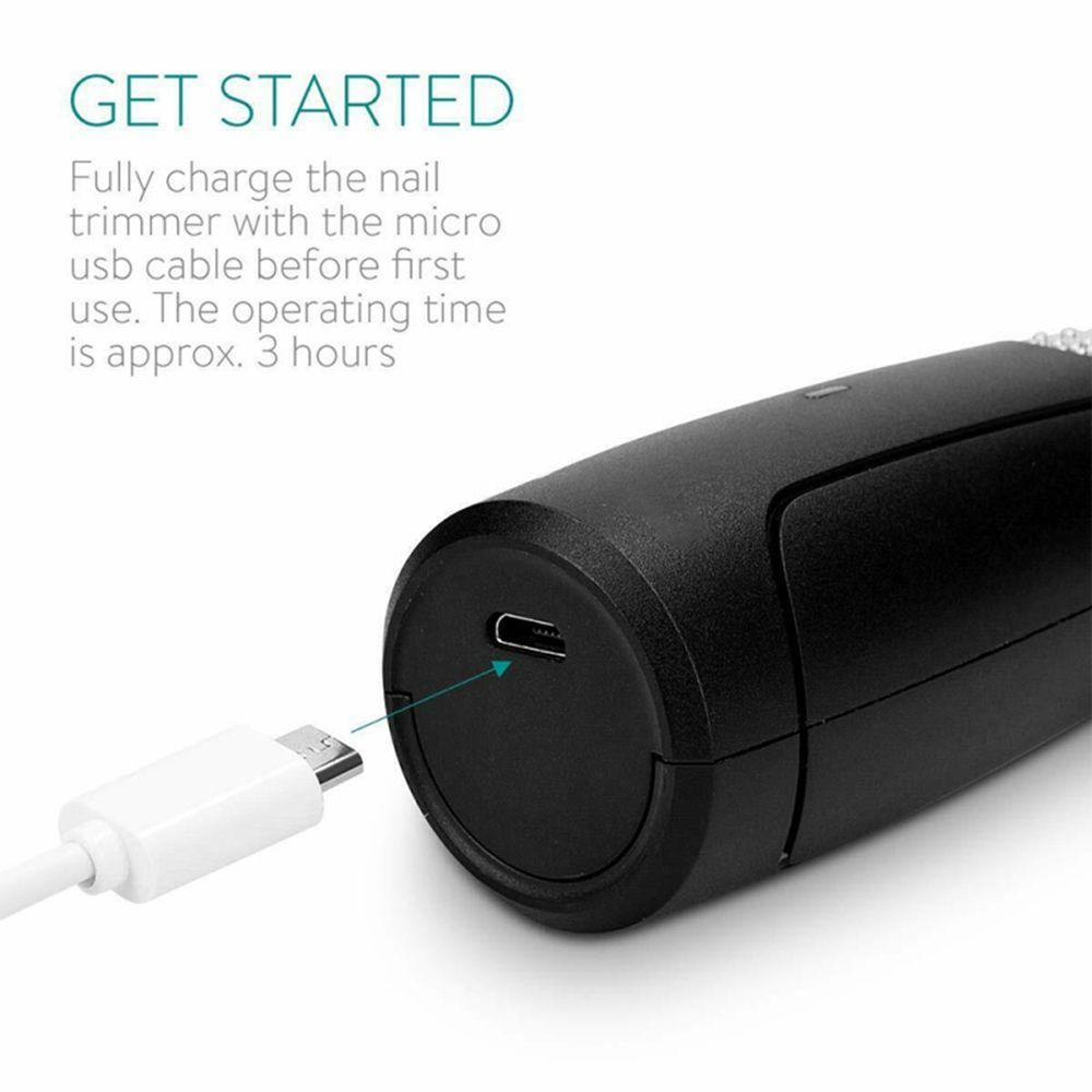 Kềm Cắt Móng Tay Cho Thú Cưng Tiếng Ồn Nhỏ Có Thể Sạc Lại