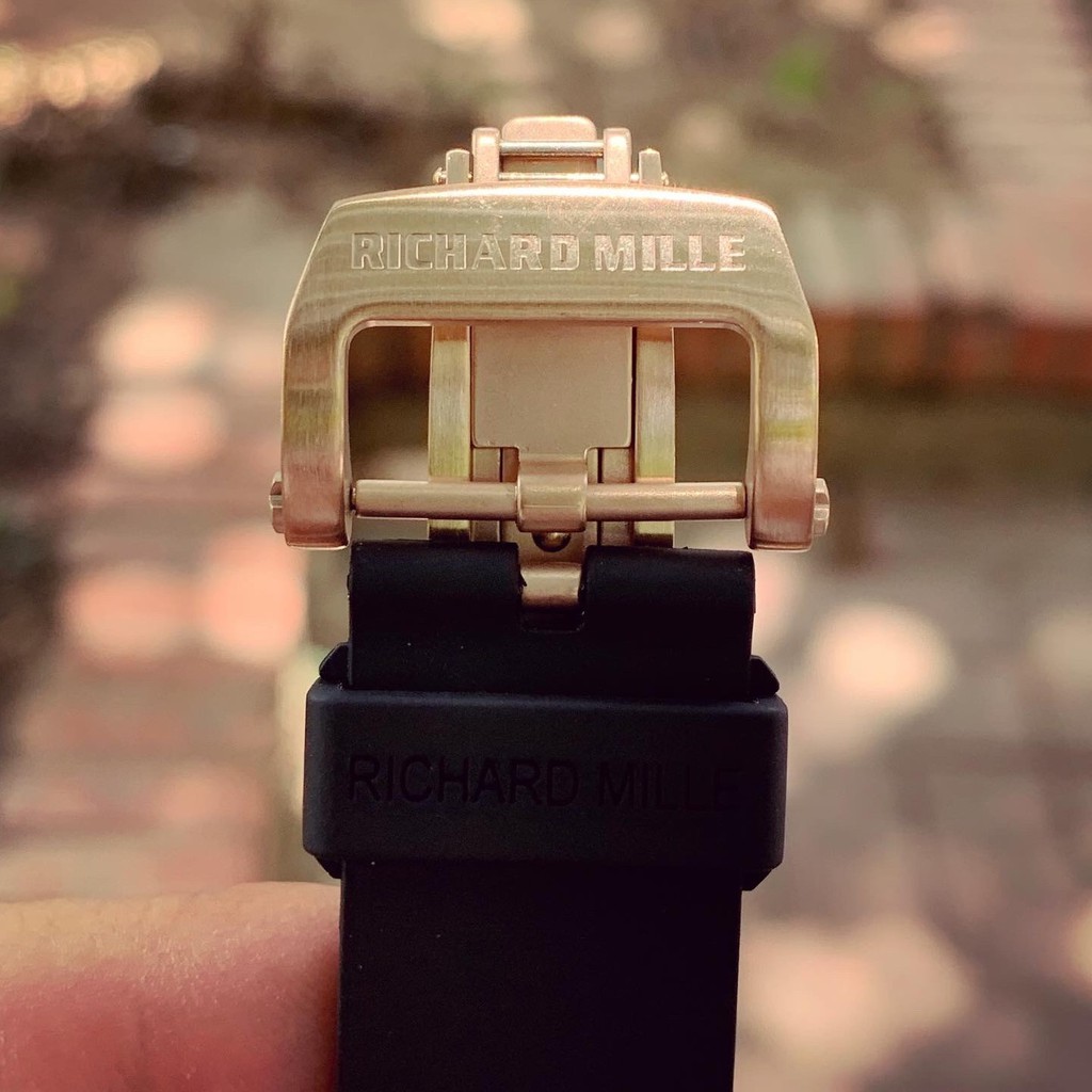 Đồng Hồ Nam RM SKULL Xuyên Thấu Size 42mm, Máy Cơ Automatic Nhật, Chống Nước