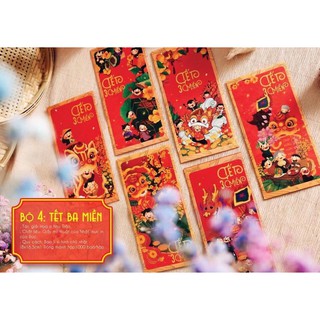 Combo 10 Bao Lì Xì Đẹp - Tết Sum Vầy