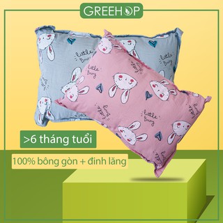 Gối đinh lăng bông gòn hạ thổ cho bé trên 6 tháng tuổi (Handmade Greene)