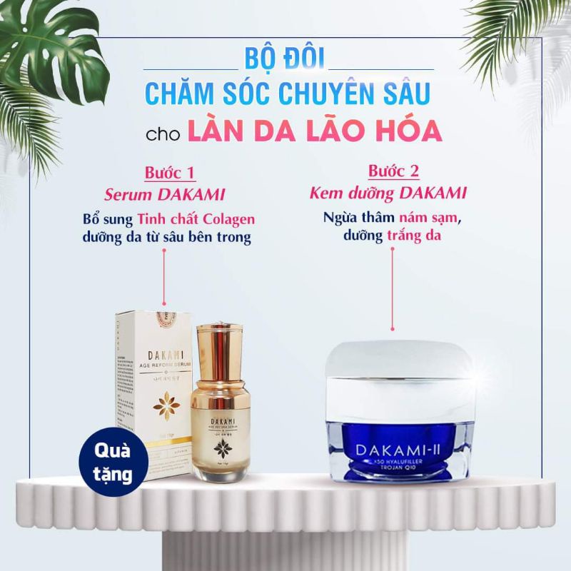 [CHÍNH HÃNG]Combo 2 hộp kem đêm Dakami tặng 1 hộp hoặc 1 serum như hình | BigBuy360 - bigbuy360.vn