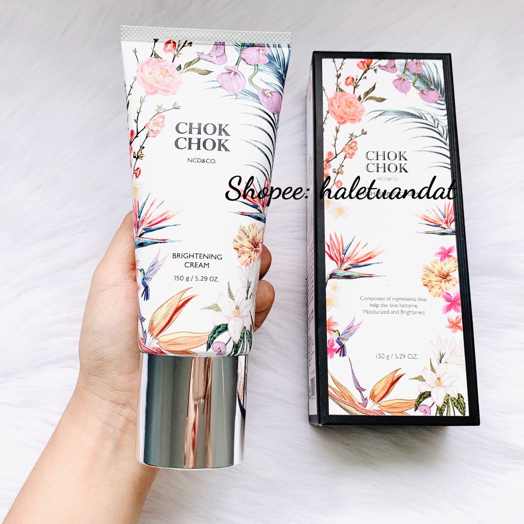 Kem Ủ Trắng Chok Chok Brightening Cream 150g + Ecosy Nature White Milky Pack 150ml | BigBuy360 - bigbuy360.vn
