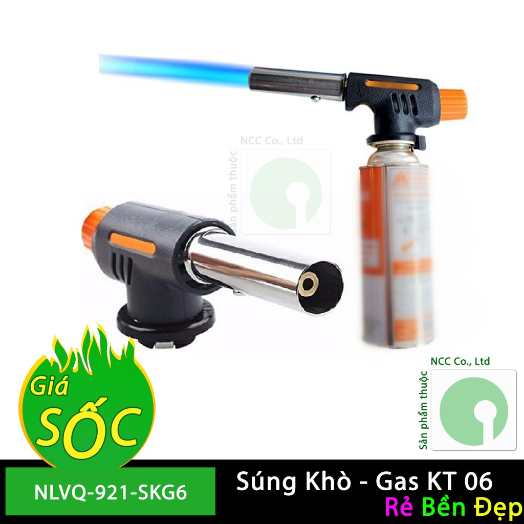 Súng Khò Gas KT 06 gắn bình gas mini du lịch - NLVQ-921-SKG6