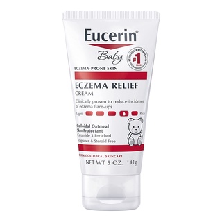 Kem dưỡng ẩm da cho trẻ nhỏ Eucerin Baby Eczema Relief Body Cream 141g mẫu mới cho bé từ 3 tháng tuổi (Mỹ)