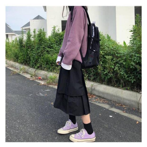 [Video - Ảnh Thật] Chân Váy nữ dáng TẦNG ULLZANG Dài Qua Gối 2 Màu Siêu Hot Hit RÔ STORE CV01 | BigBuy360 - bigbuy360.vn