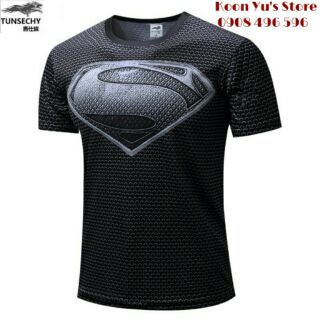 ĐỘC ĐÁO Áo tập Gym ngắn tay DC Comic