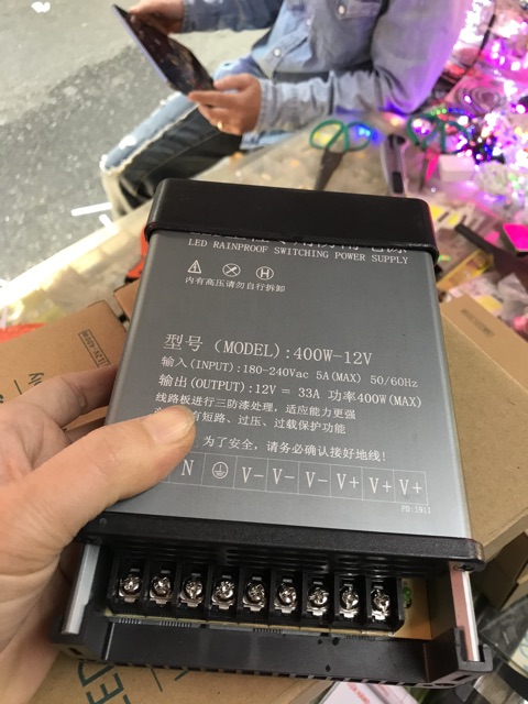 QH- Nguồn 12v 33A ngoài trời đủ công suất