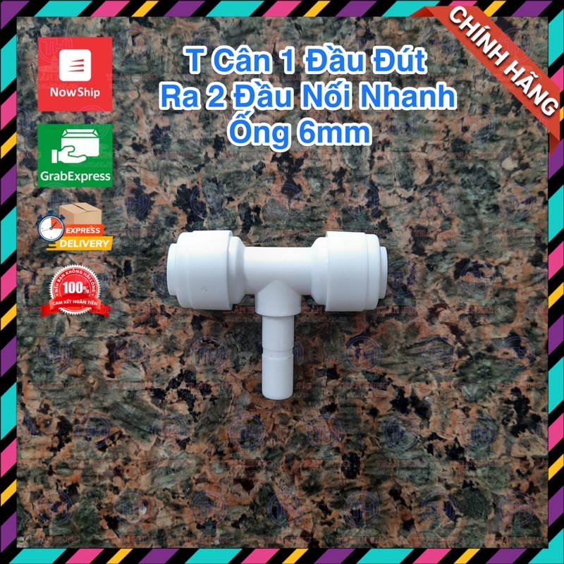 T CÂN 1 ĐẦU ĐÚT RA 2 ĐẦU ỐNG 6 ⚡️ XẢ KHO ⚡️ CHO MÁY LỌC NƯỚC - CO CÚT LỌC NƯỚC