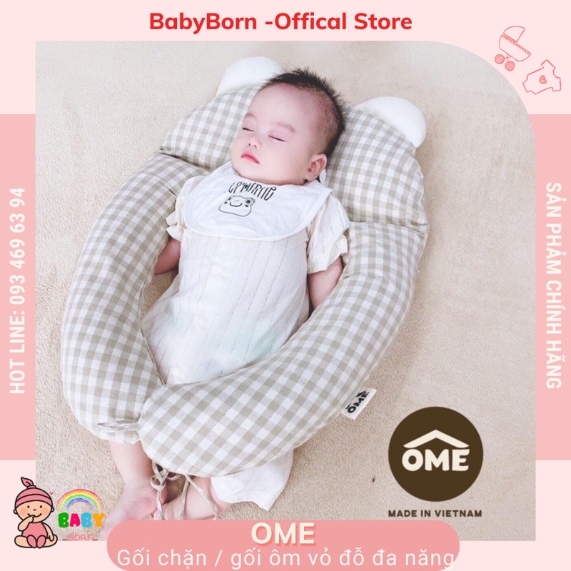 OME - Gối chặn/ gối ôm vỏ đỗ đa năng giúp bé ngủ ngon