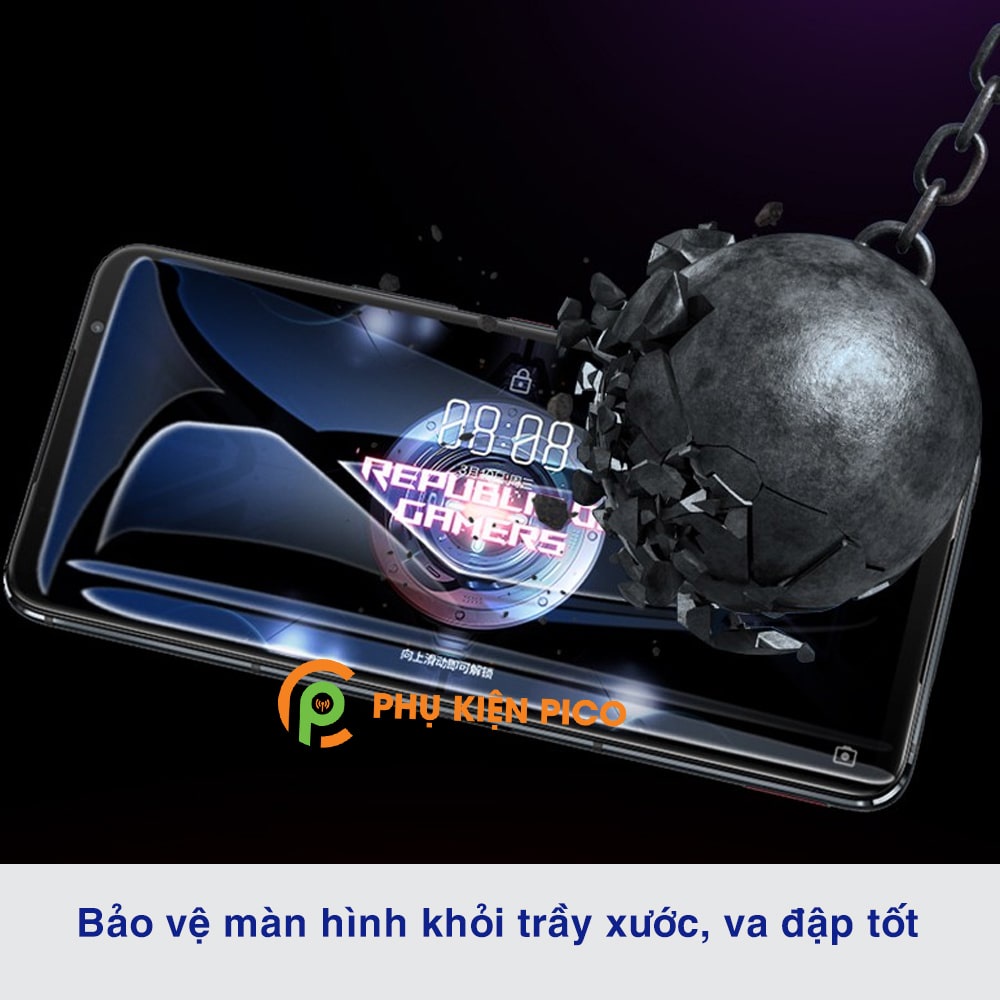 Kính cường lực Rog Phone 5s / Rog Phone 6 Pro / Rog Phone 7 full màn hình chính hãng Gor - Dán màn hình RogPhone 5s