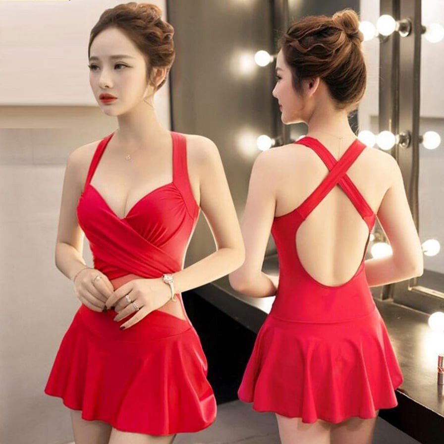 Đồ bơi / Bikini kiểu váy quyến rũ ( có sẵn gọng đệm nâng ngực) BK888 | BigBuy360 - bigbuy360.vn