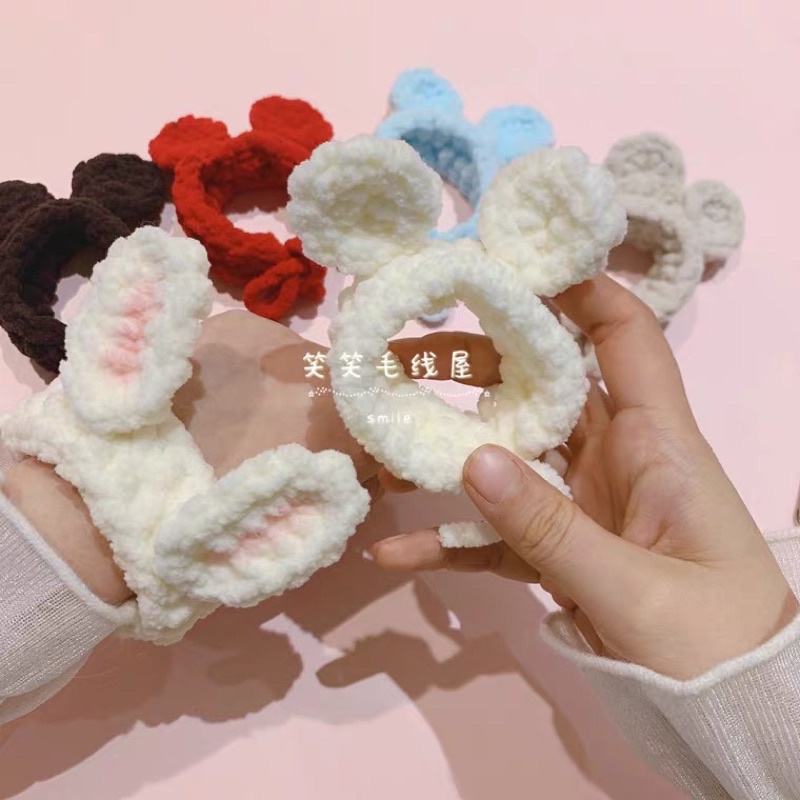 Vòng Đeo Tay Đan Len Thỏ Handmade Sáng Tạo Dành cho các cặp đôi