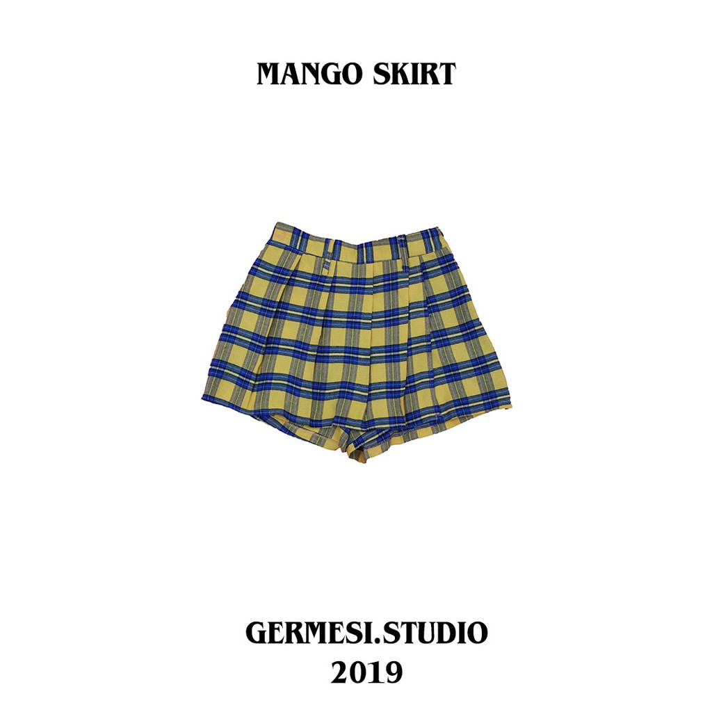 Chân váy caro MANGO SKIRT