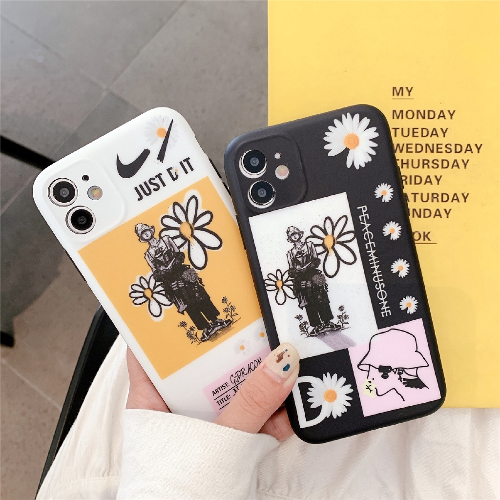 Ốp Điện Thoại Hình Hoa Cúc Xinh Xắn Cho Iphone 7 / 8 + Iphonexs Max Xr 11 Pro 6 | BigBuy360 - bigbuy360.vn