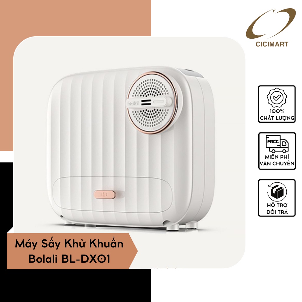 Máy Sấy Khử Khuẩn Dao Thớt Bolali BL-DX01 Kèm Dụng Cụ Làm Sạch Hoa Quả Màu Trắng Sang Trọng - Hàng Nhập Khẩu Chính Hãng