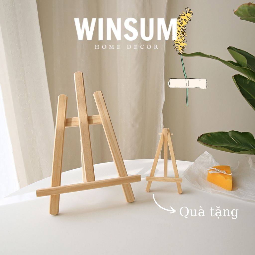 Giá đỡ bảng ghim, ipad, s ách,...để bàn bằng gỗ- winsum.decor