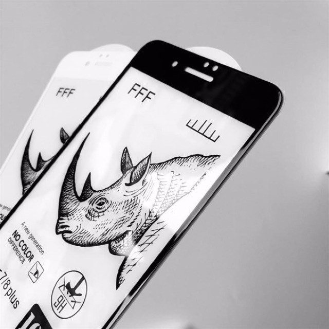 Kính cường lực iphone 10D Tê Giác full màn 6/6splus/7/7plus/8plus/X/XS/Xsmax/11/11promax/ 12/13/pro/max/plus/promax[TGD]