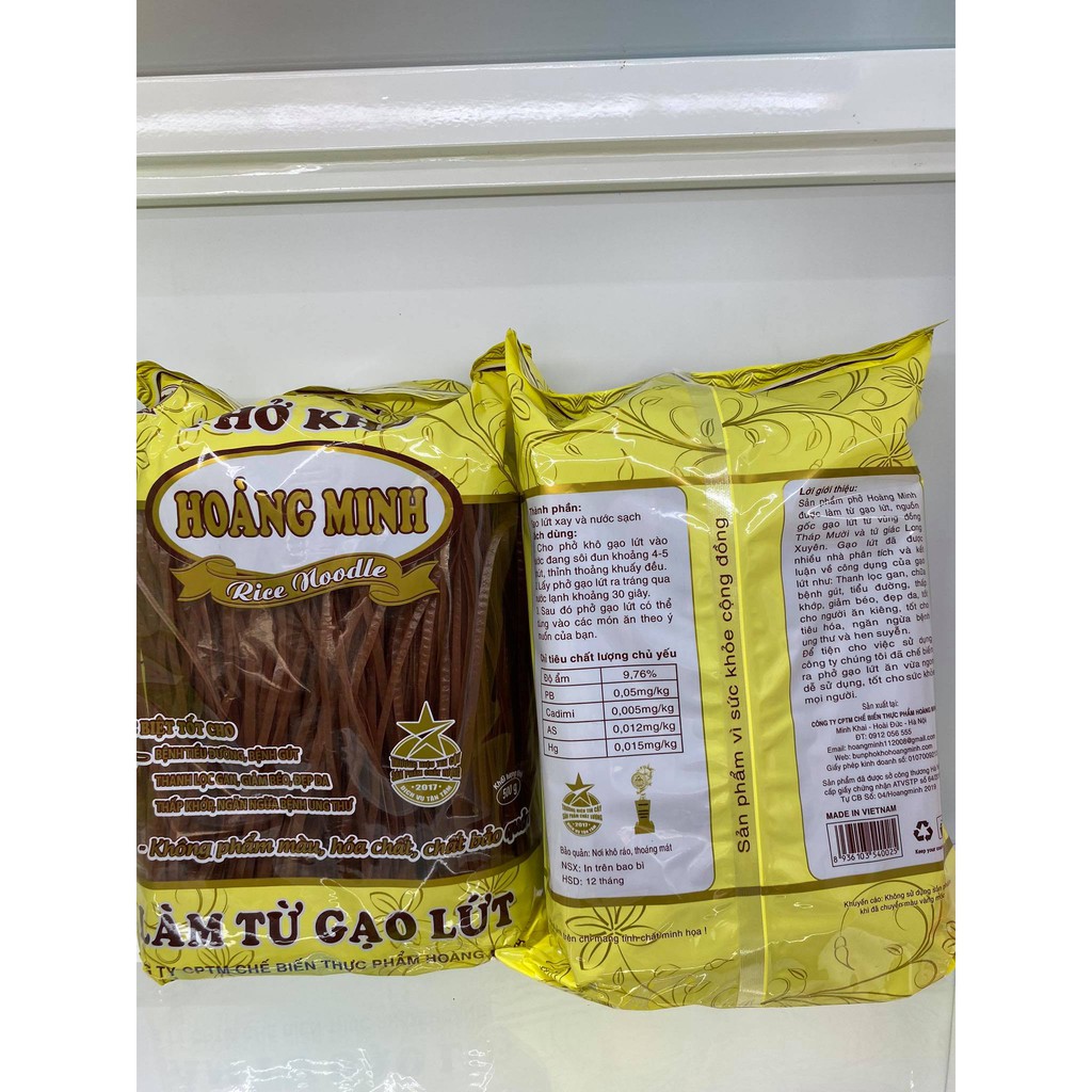 Phở khô gạo lứt Hoàng Minh 500g | BigBuy360 - bigbuy360.vn