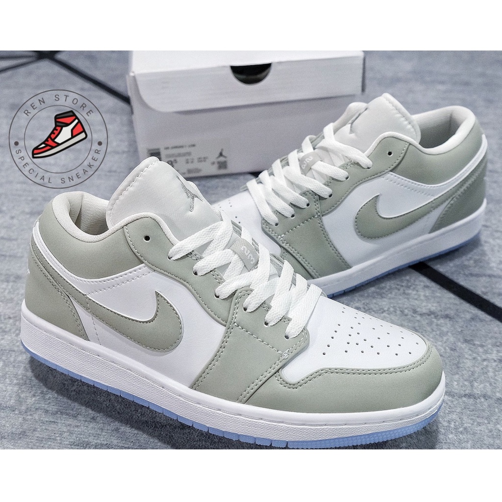 [RenSneaker] Giày Sneaker AJ1 Low Wolf Grey - Cao Cấp 🔥