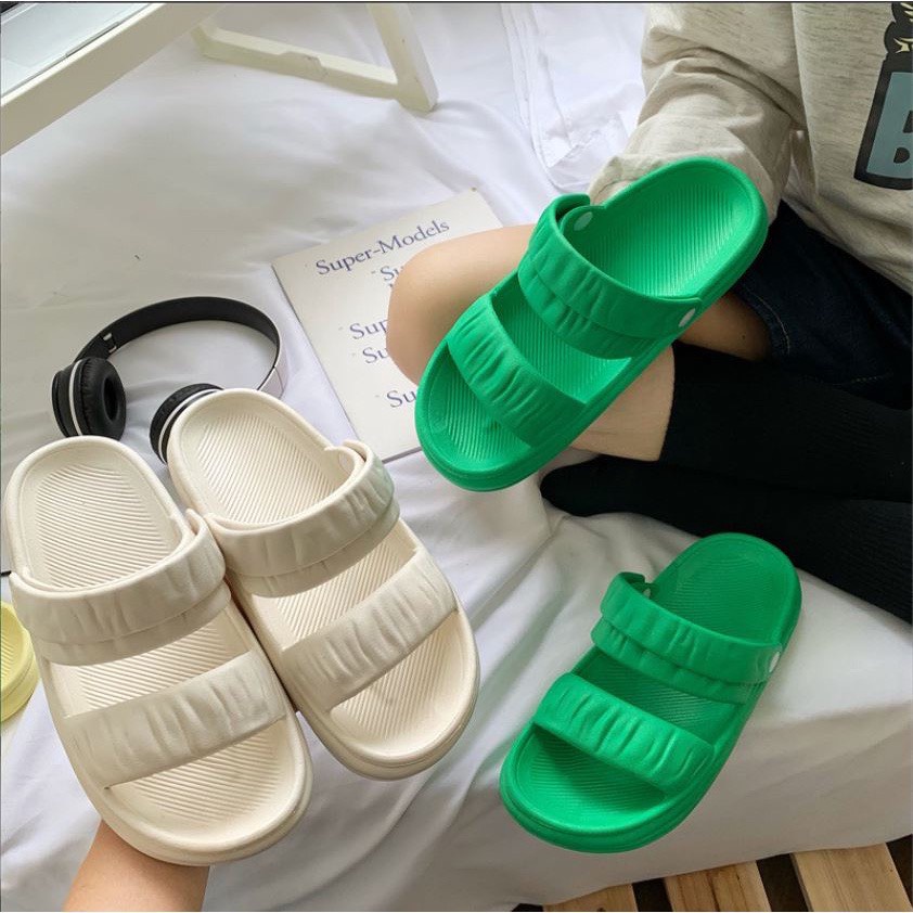Dép nữ, dép Sandal nữ đế cao 4cm, dép quai hậu nữ đi học siêu cuteeee