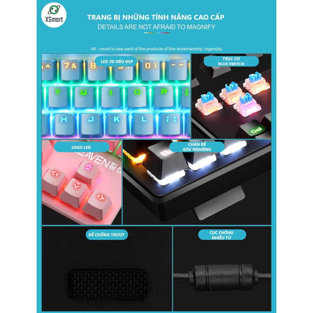 Bàn Phím Cơ Máy Tính Crack K2 PRO Led RGB 10 Chế Độ Khác Nhau, Chơi Game Dùng Văn Phòng Cực Đã | BigBuy360 - bigbuy360.vn