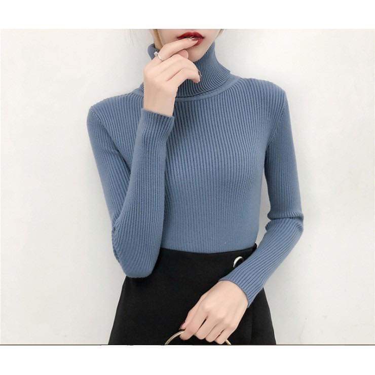 ÁO LEN CỔ 3 PHÂN CHO NỮ CHẤT ĐẸP LOẠI DÀY