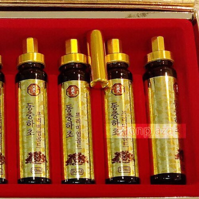 Tinh Chất Đông Trùng Hạ Thảo Hàn Quốc, Hộp Đỏ 20 ống*20ml