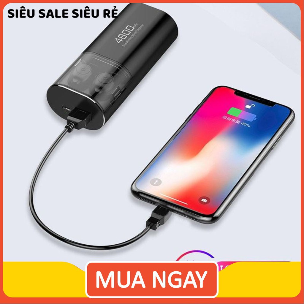 Tai nghe Bluetooth Không Dây Nhét Tai Kiêm Sạc Dự Phòng Amoi S11 TWS Nâng Cấp Hơn i7, i9, i12, F9, F9 Pro pazter.shop01 | BigBuy360 - bigbuy360.vn