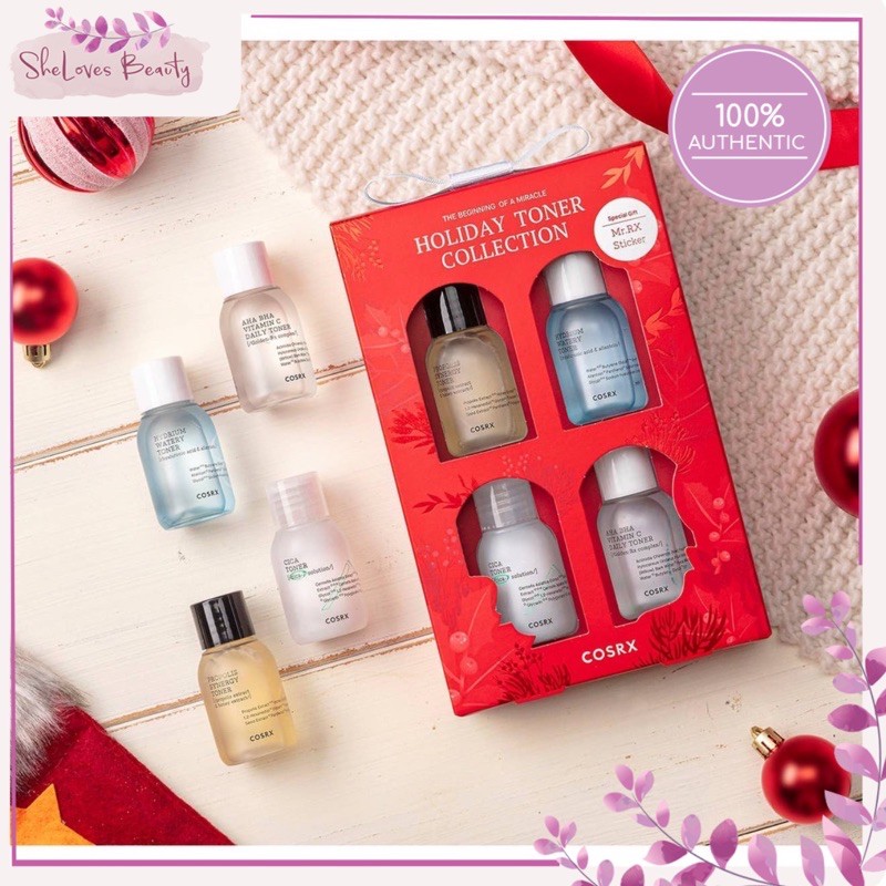 Set Toner Cosrx "The Beginning of Miracle Holiday Toner Collection" 30ml (Có tách lẻ)