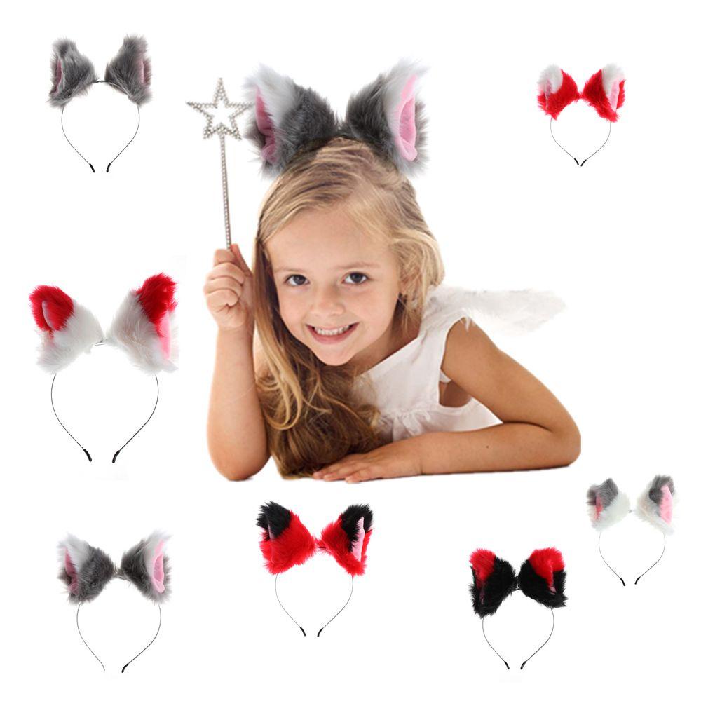 Kẹp Tóc Tai Mèo Mềm Mại Hóa Trang Thời Trang Cho Nữ