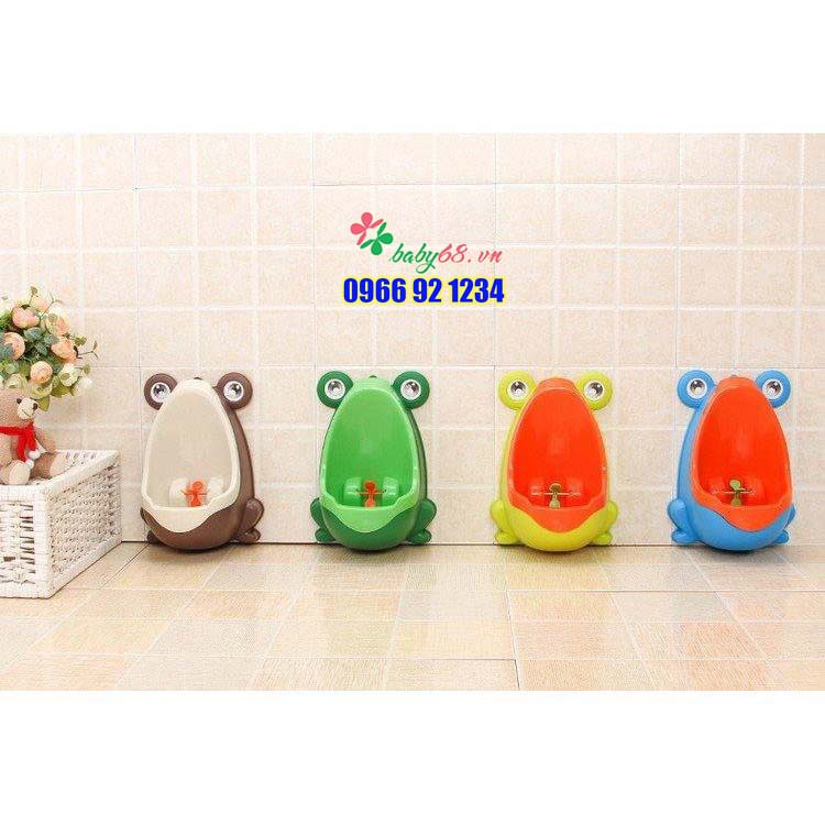 Bô tiểu đứng gắn tường hình ếch dễ thương cho bé trai
