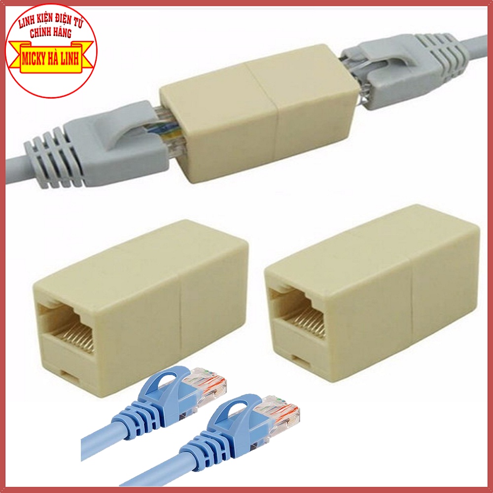 ĐẦU NỐI MẠNG RJ45, JACK NỐI CABLE MẠNG RJ45