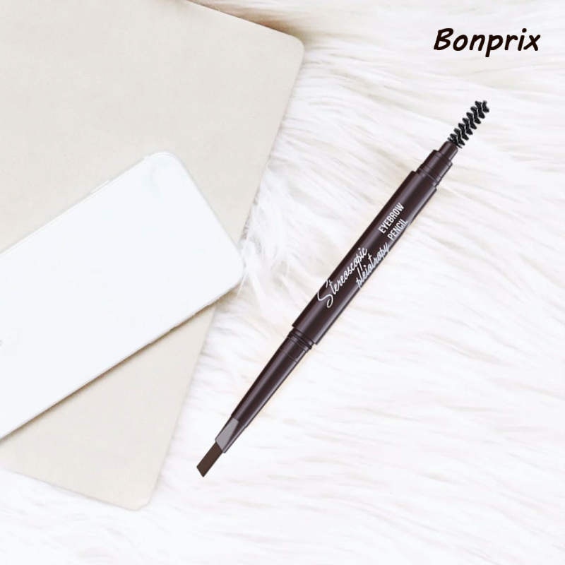Bút Kẻ Mày 2 Trong 1 Lâu Trôi Chống Thấm Nước Tiện Dụng Cho Nữ