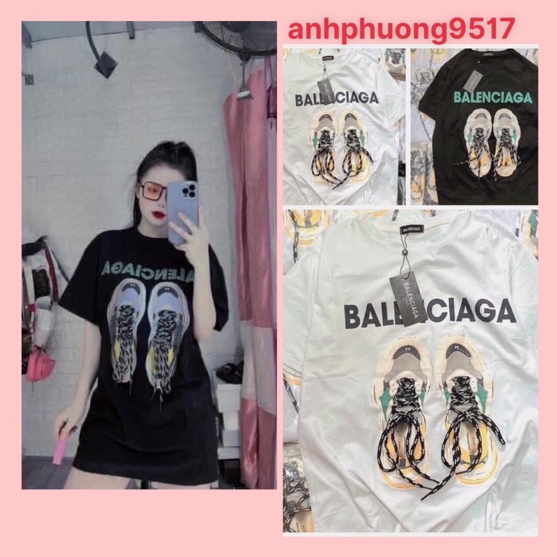 Áo thun Giày G.C🦋 chất cotton mềm mịn🦋form thụng tay lỡ🦋dáng unisex🦋freesize 55kg