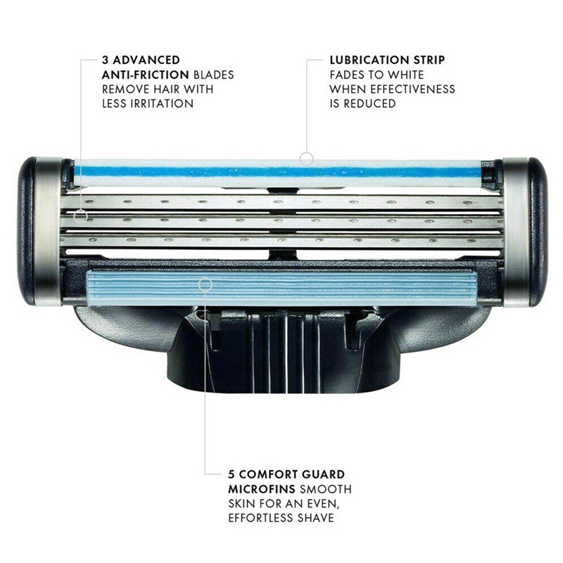 16 cái thay thế cho gillette mach 3 lưỡi dao cạo nam hộp mực máy cạo râu refill