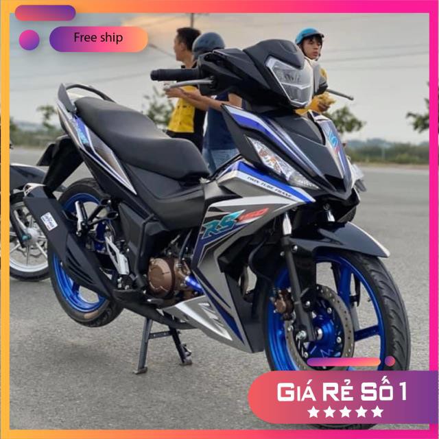 Tem rời winner RS dán xe bạc chât liệu Crom cao cấp bảo hành màu sắc vĩnh viễn
