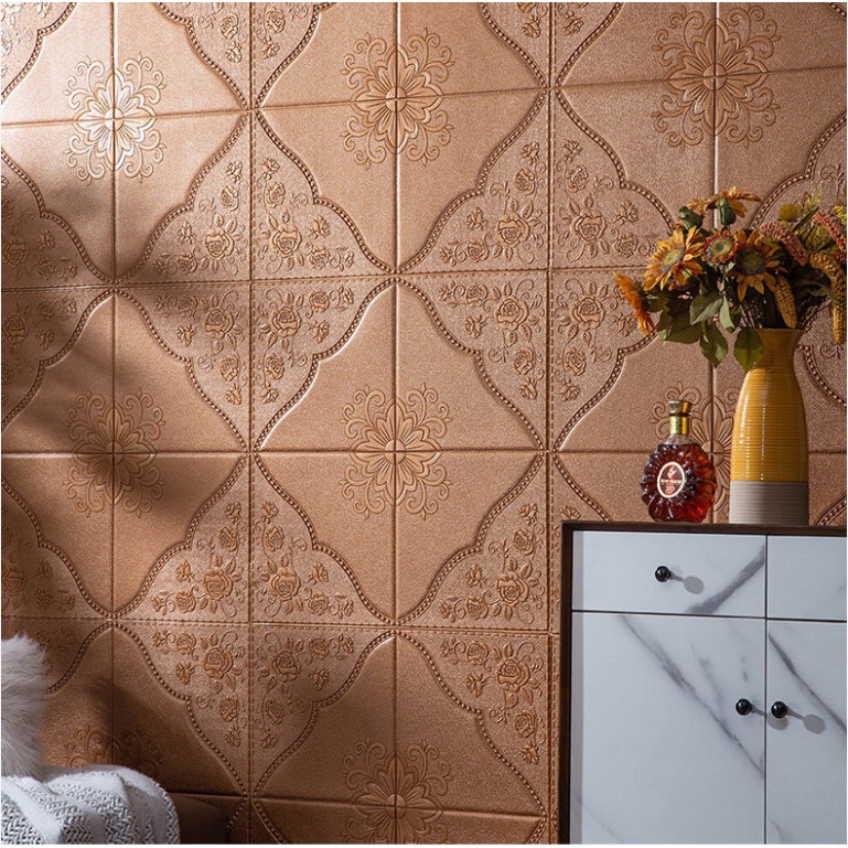 Miếng dán tường 3D bằng mút xốp trang trí phòng | BigBuy360 - bigbuy360.vn