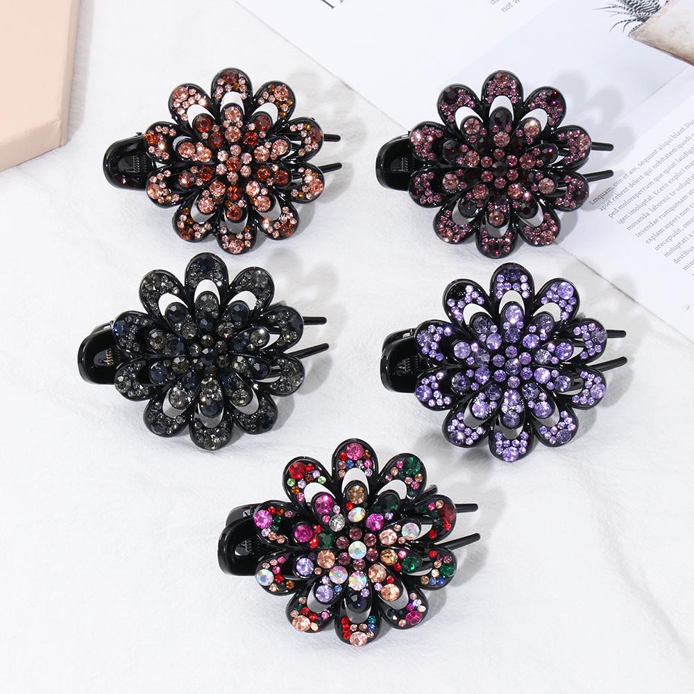 Kẹp Tóc Mỏ Vịt Linh Hoạt Bền Bỉ Phong Cách Vintage