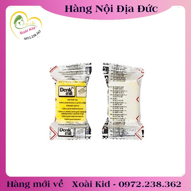 (tách lẻ 1v) VIÊN TẨY LỒNG MÁY GIẶT DENKMIT ĐỨC ,Tẩy Và Chống Bám Cặn Trong Lồng Giặt [Hàng nội địa Đức Đủ Bill } [Hot]