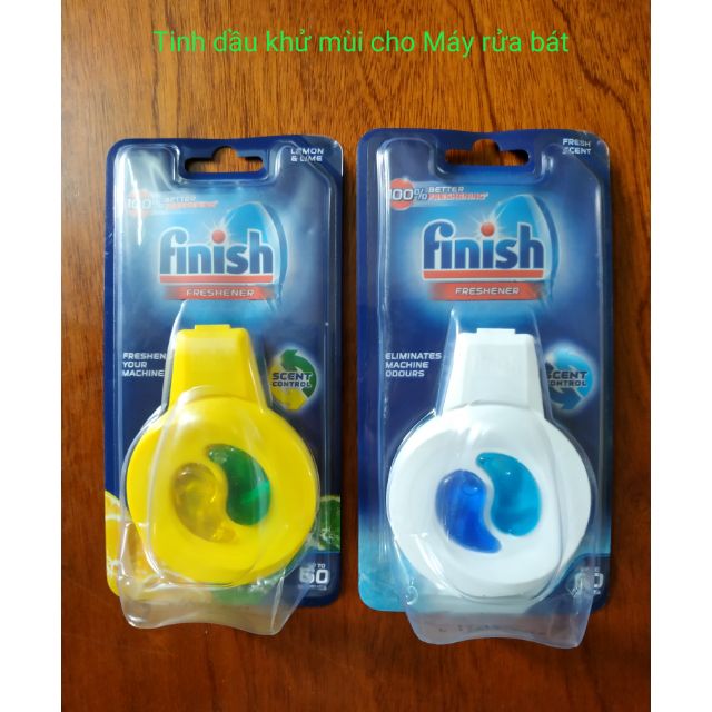 Tinh dầu Finish khử mùi cho máy rửa chén bát hương cam chanh và hương tươi mát